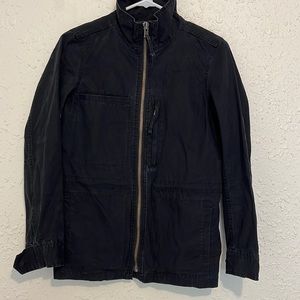Black utility jacket from Madewell.